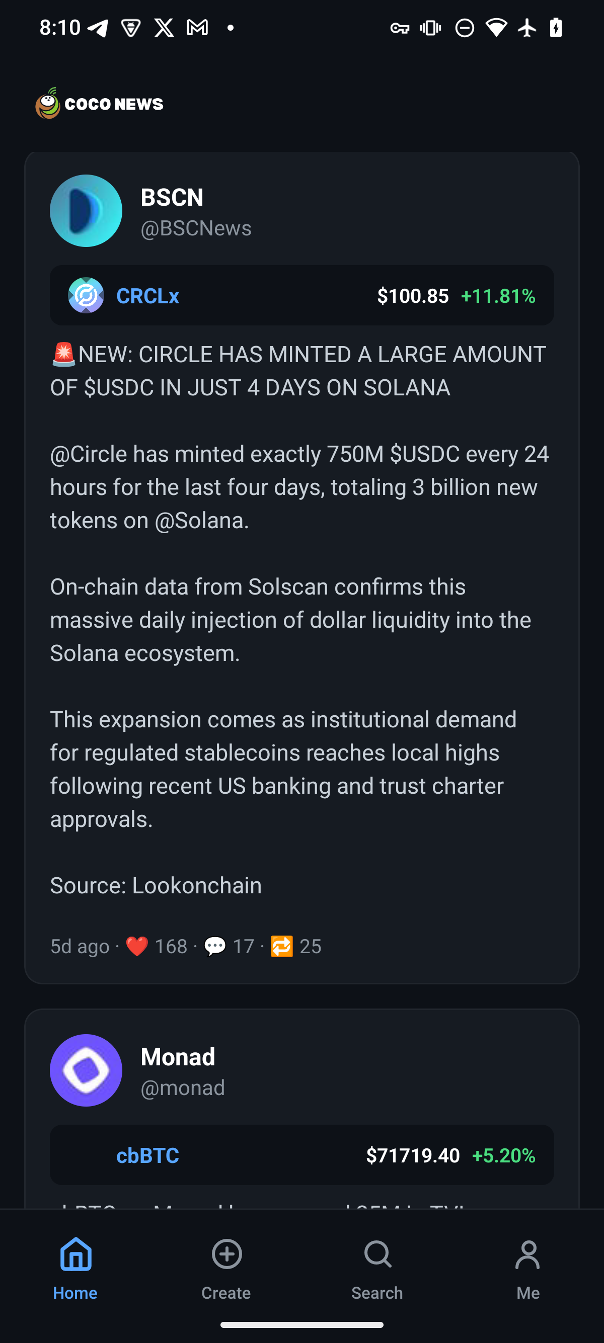 Coco News App Screenshot